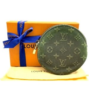 Auth Louis Vuitton Monogram Mini Porto Monnaie Coin case W/Box